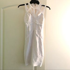 White Bebe Dress- Medium